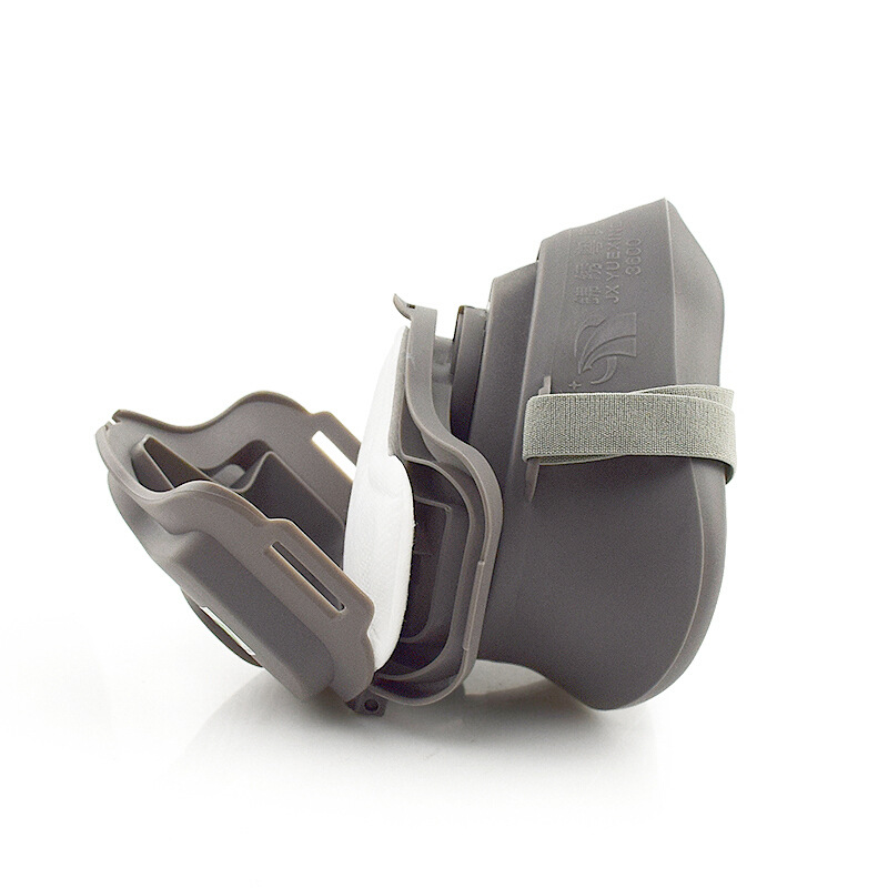 錦繡粵興3600橡膠單濾盒半面罩防毒面具圖片2