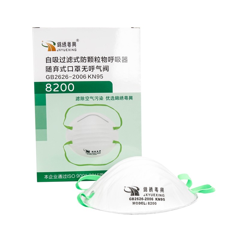 錦繡粵興8200罩杯型KN95防塵口罩圖片2