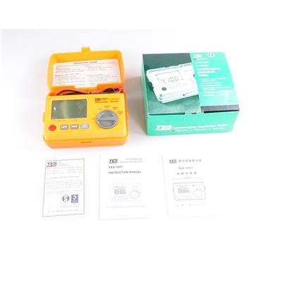 泰仕TES TES-1601數(shù)字式自動換文件絕緣測試器圖片1