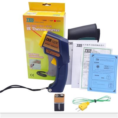泰仕TES TES-1327K可外接探頭紅外線測溫儀圖片2