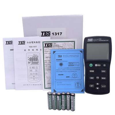 臺灣泰仕TES-1317白金電阻溫度表圖片2