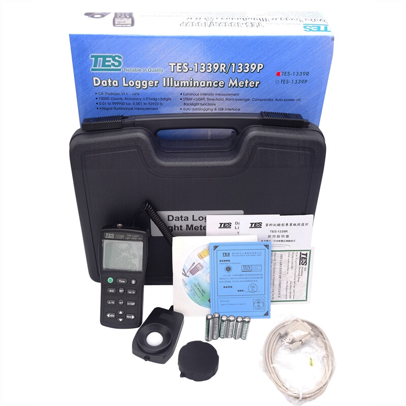 臺灣泰仕TES-1339R專業(yè)級照度計圖片4