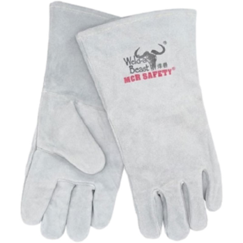 焊獸4350K原色二層電焊手套圖片4