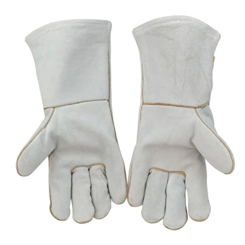 焊獸4150-16二層原色加長(zhǎng)電焊手套圖片1