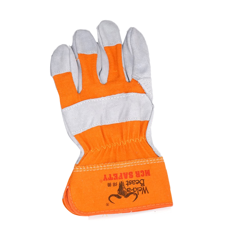 焊獸11302牛二層皮電焊手套圖片2