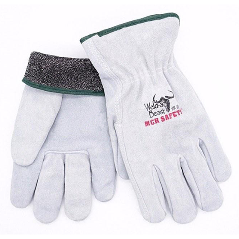 焊獸V31205B級牛二層勞保手套圖片1