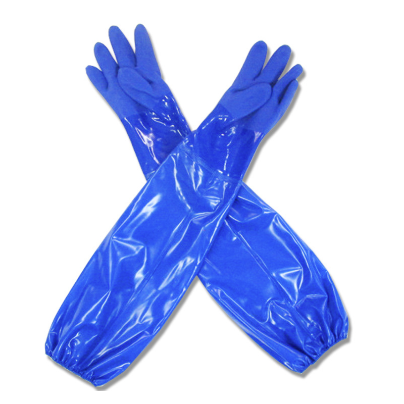 春蕾906-70耐油防滑耐酸堿PVC手套圖片1