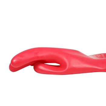 安全牌防觸電乳膠長款00級絕緣手套圖片3