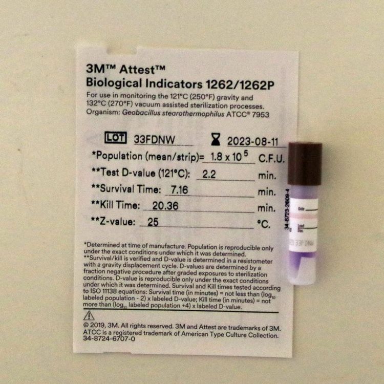 3M1262壓力蒸汽滅菌生物培養指示劑圖片4