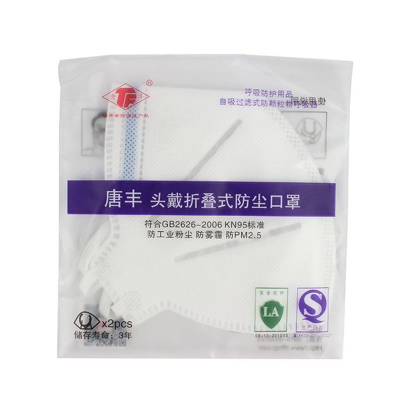 唐豐頭戴折疊式KN95防塵口罩圖片4