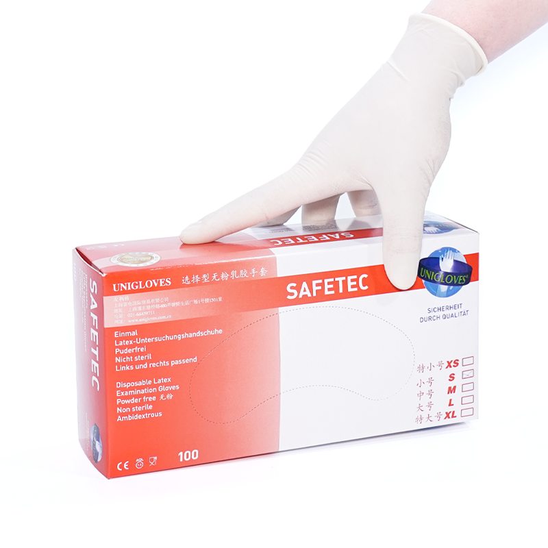 友利格經典CLASSICAL HP手工工藝款一次性高品質無粉乳膠檢查手套圖片2