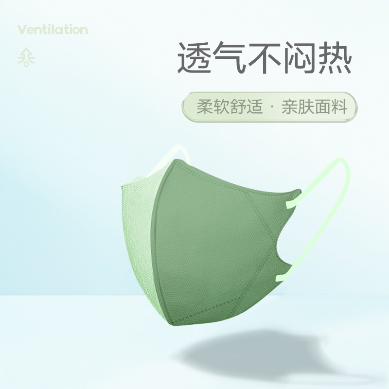 美仕康莫蘭迪成人薄款一次性口罩圖片6