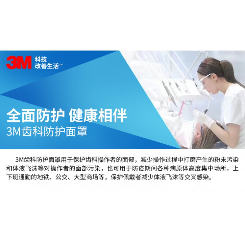 3M齒科防護面罩框架(不含膜)圖片3