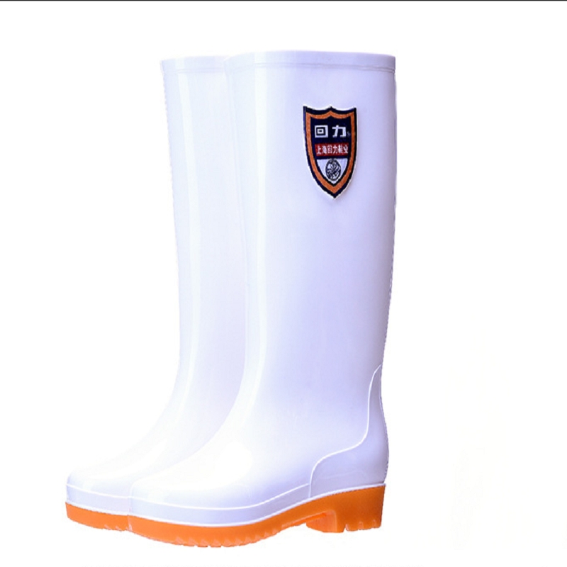 回力862高筒女款白色雨靴圖片2