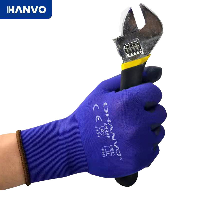 恒輝PE802透氣防滑耐磨勞保手套圖片2