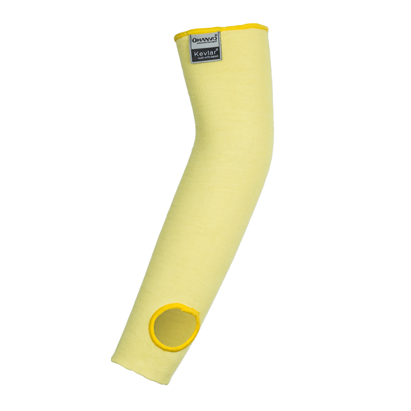 恒輝H340凱夫拉針織耐高溫防割袖套圖片1