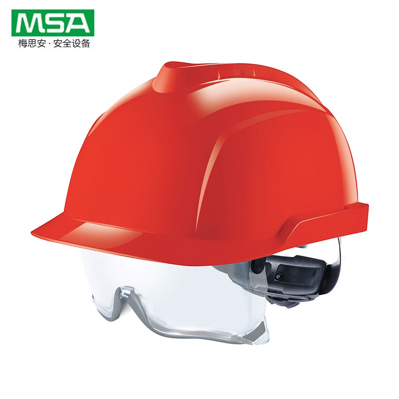 梅思安V-Gard 930內(nèi)置眼罩防靜電ABS安全帽圖片2