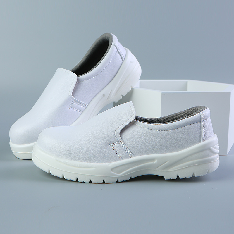 定和DH7501白色PU底防砸防刺穿防靜電安全鞋圖片1