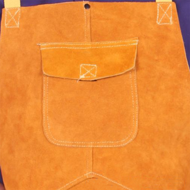 威仕盾W-2148金黃色牛皮圍裙圖片2