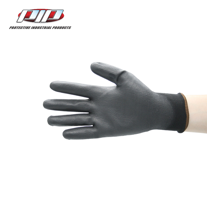 PIP 33-B105經(jīng)濟(jì)款黑色PU涂層勞保手套圖片4