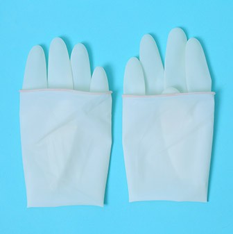 中藍LT/C68一次性使用滅菌橡膠外科手套圖片2