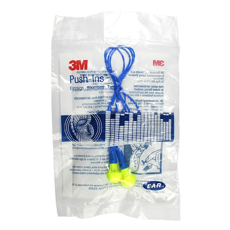 3M318-1005免揉搓帶線防噪音耳塞圖片4