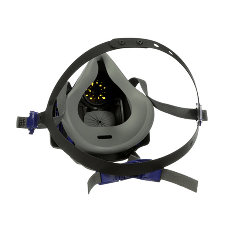 3M HF-801SD硅膠半面罩帶揚聲器振動膜防毒面具Secure Click小號面罩圖片1