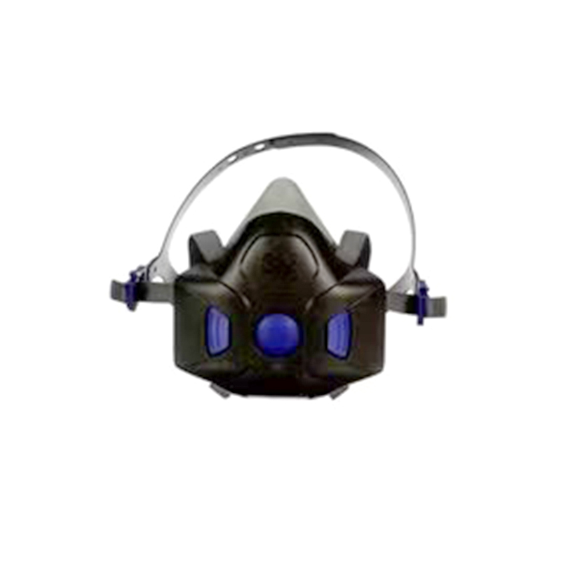 3M HF-802硅膠半面罩防毒面具中號(hào)Secure Click面罩本體圖片1