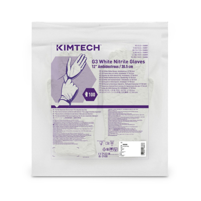 金佰利56886 Kimtech金特G3白色一次性丁腈手套XL圖片4 金佰利56886 Kimtech金特G3白色一次性丁腈手套XL圖片4