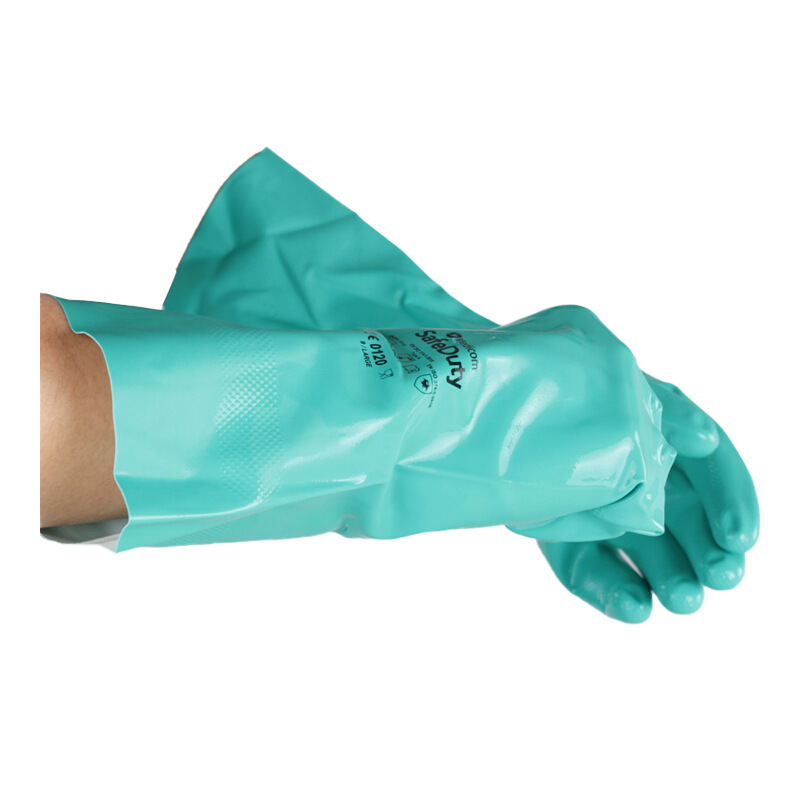 麥迪康1159D防水防滑耐磨丁腈防化手套9圖片2