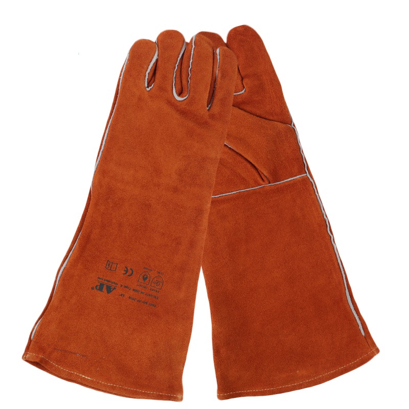 友盟AP-2056咖啡色加長電焊手套圖片1 友盟AP-2056咖啡色加長電焊手套圖片1