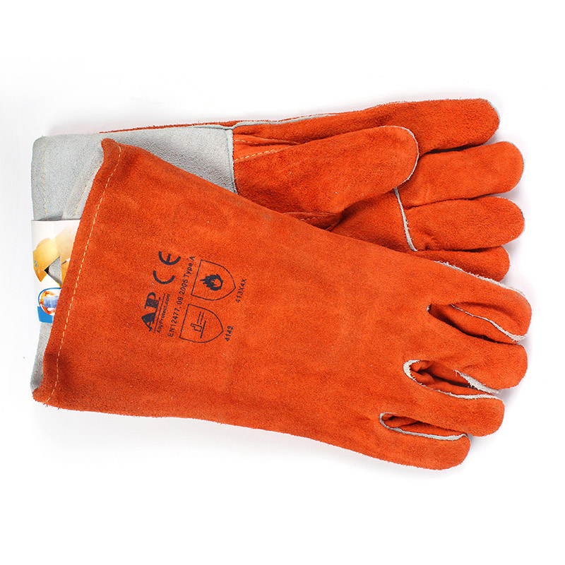 友盟AP-0328銹橙色抗割隔熱電焊手套圖片1 友盟AP-0328銹橙色抗割隔熱電焊手套圖片1