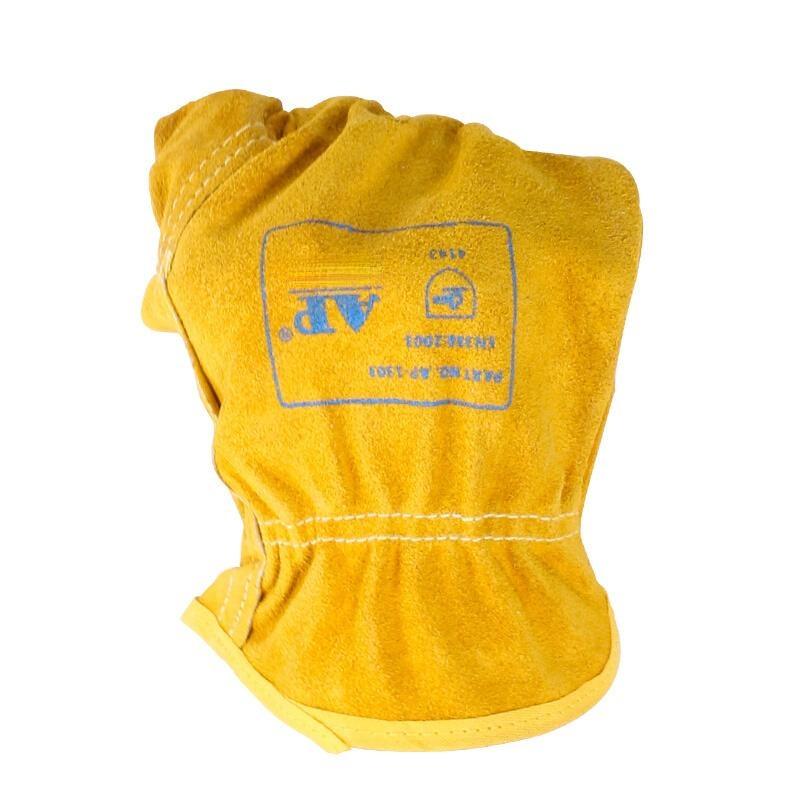 友盟AP-1303耐磨抗油牛二層皮勞保手套圖片4