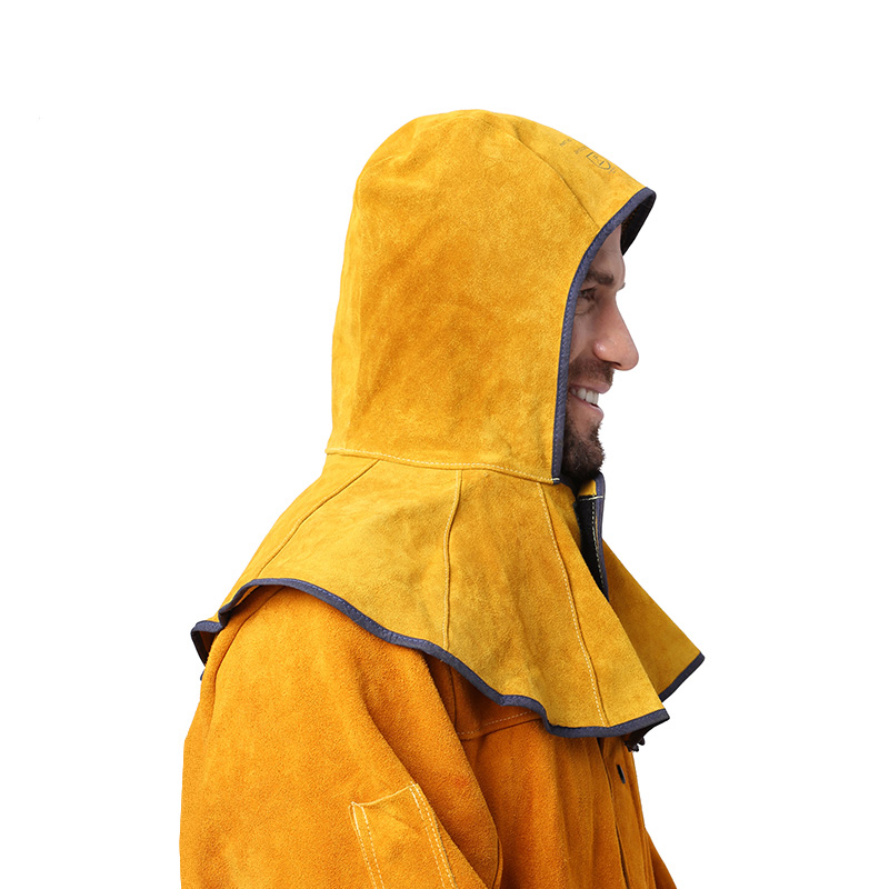 友盟AP-3000Y金黃色皮全護式焊帽圖片3