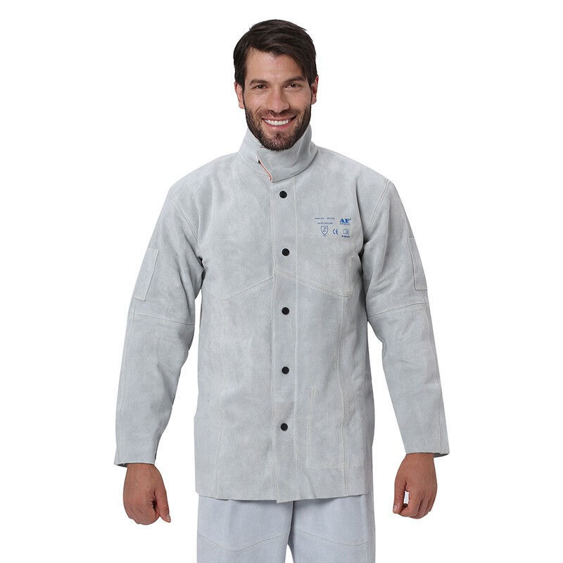 友盟AP-3130全皮焊工服上衣圖片1