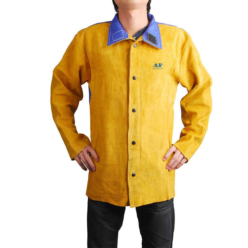 友盟AP-3060金黃色耐磨隔熱焊工服圖片1