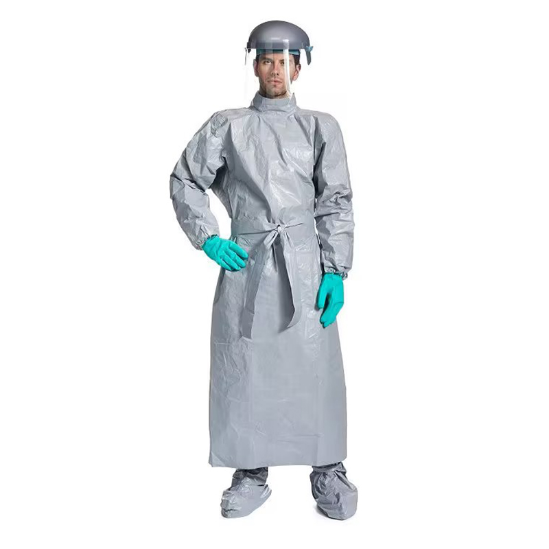 杜邦Tychem6000 TF290T罩袍防水耐酸堿反穿衣圖片1