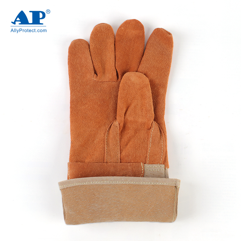 友盟AP-1200耐磨隔熱豬青皮電焊手套圖片4