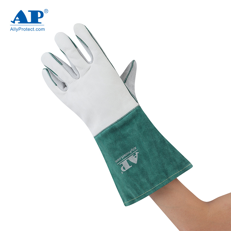 友盟AP-2655防火隔熱野牛青皮電焊手套圖片1