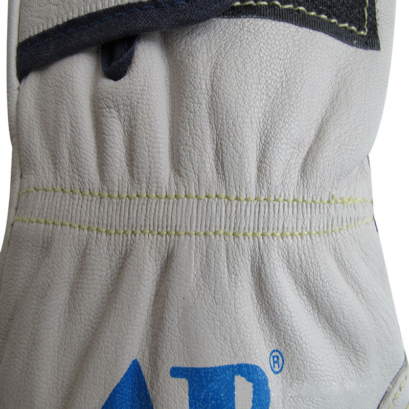 友盟AP-1189白色羊青皮電焊手套圖片1