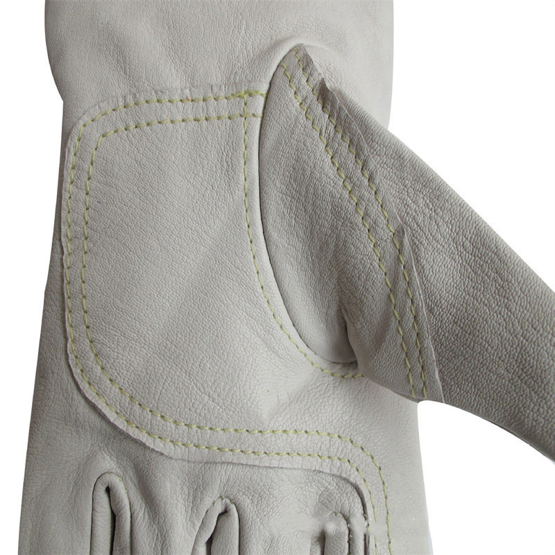 友盟AP-1189白色羊青皮電焊手套圖片3