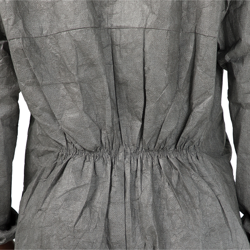 杜邦Tyvek500 New Workman Plus防護服灰色帶帽連體D級防護服圖片3