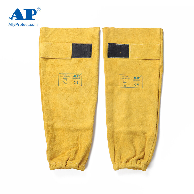 友盟AP-9119牛二層薄芯皮耐高溫套袖圖片1 友盟AP-9119牛二層薄芯皮耐高溫套袖圖片1