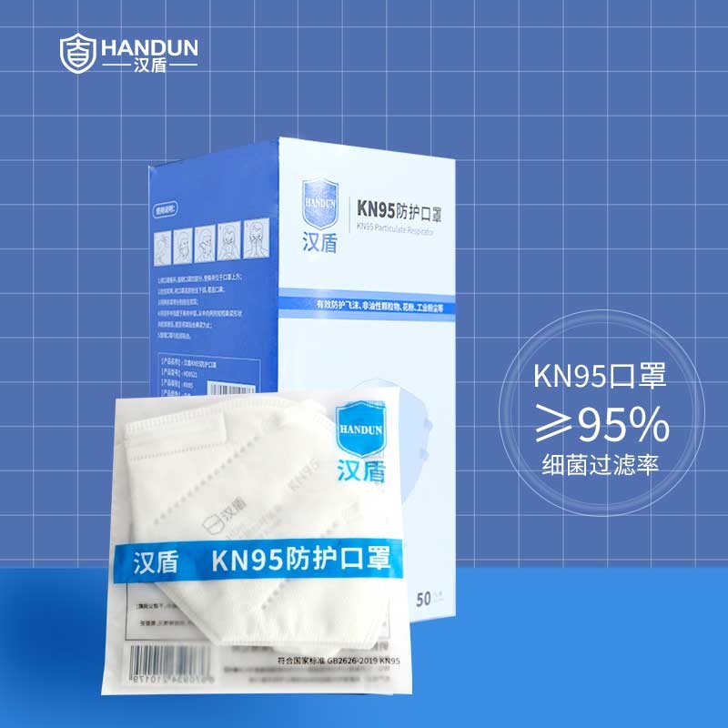 漢盾HD9522 KN95頭戴式折疊防塵口罩圖片3