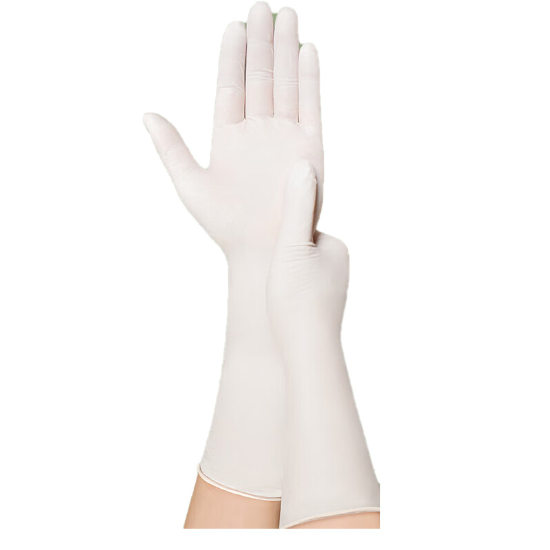 塞莫詩(shī)N1203PW30白色加長(zhǎng)款丁腈手套圖片1