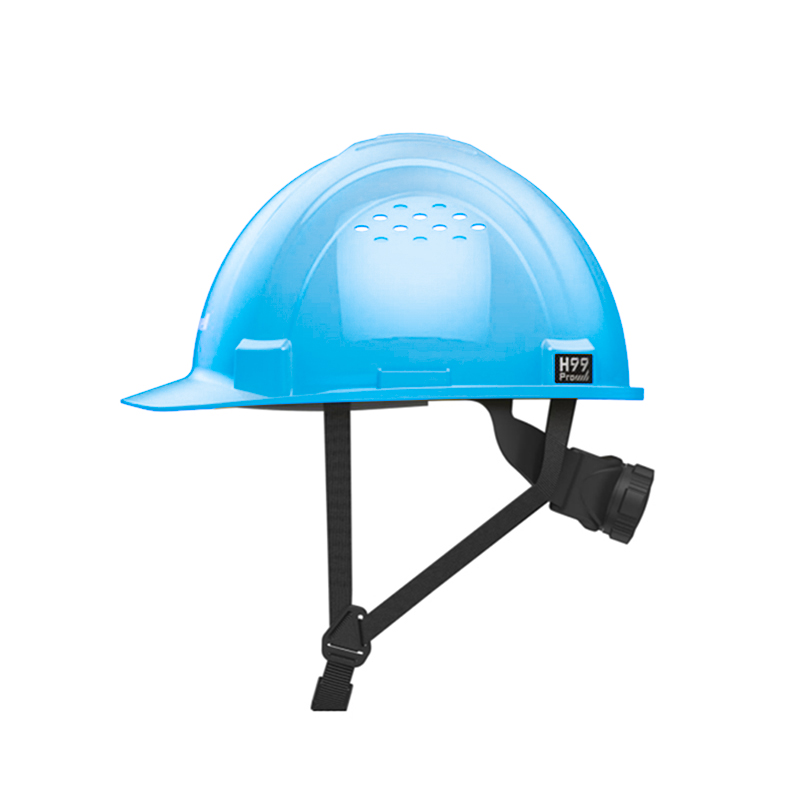 Honeywell霍尼韋爾H99PBA107SCN H99pro加強ABS款帶通風孔按鍵款藍色安全帽圖片2