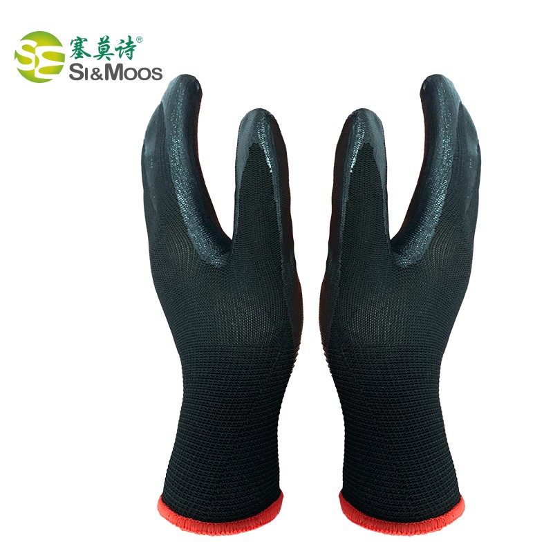 塞莫詩(shī)CG905BK黑色浸膠丁腈手套圖片2