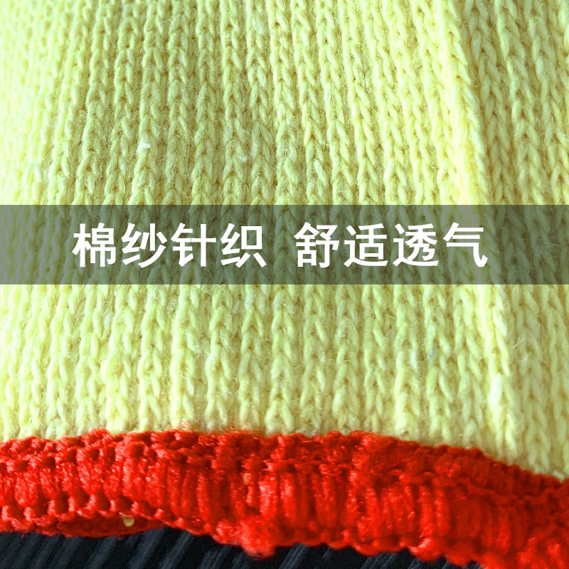 塞莫詩CG907GY黃紗桔耐磨勞保手套圖片5