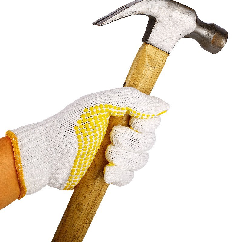 漢盾HD-720G-10掌面點塑滌棉勞保手套圖片1