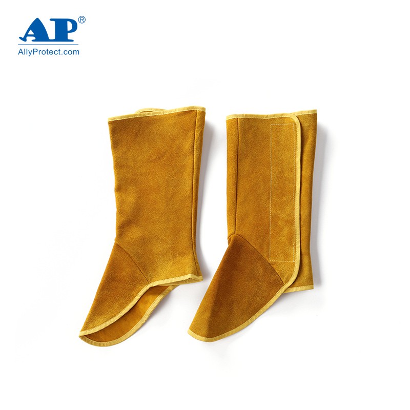 友盟AP-002金黃色牛二層皮腳蓋圖片1